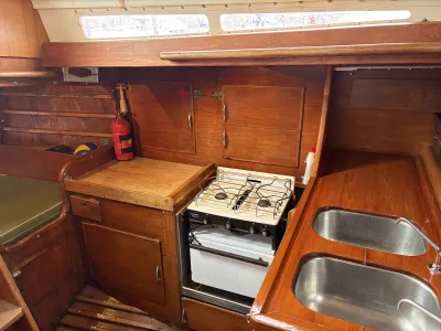 Hout Zeilboot Van de Stadt 37 Foto 13