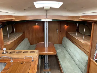 Hout Zeilboot Van de Stadt 37 Foto 17