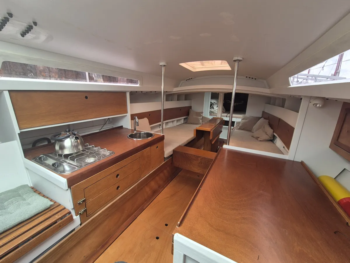 Holz Segelboot Waarschip 1010