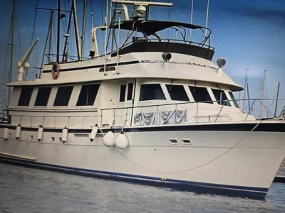 Polyester Motorboot Hatteras 72 Foto 1