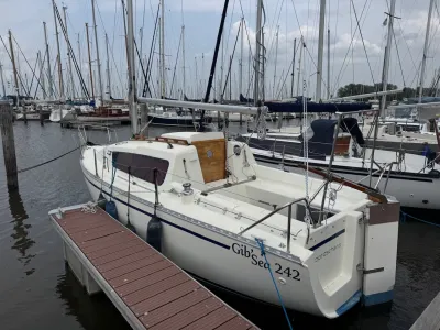 Polyester Segelboot Gib'Sea 242 Foto 2