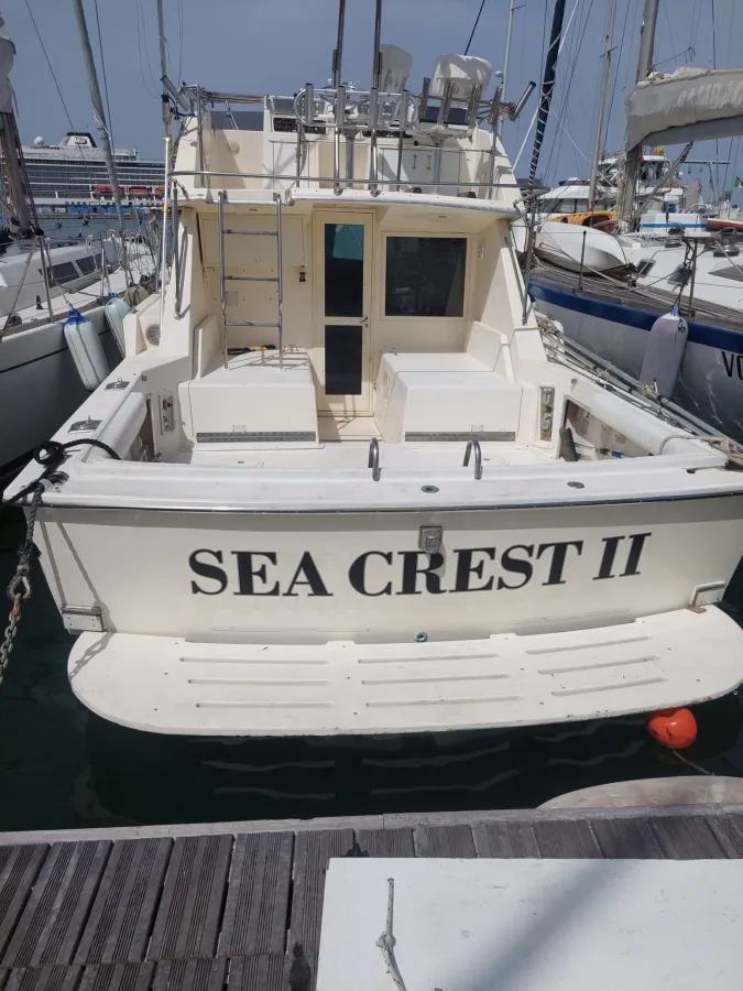 Polyester Motorboot Hatteras 32 Sport Fly