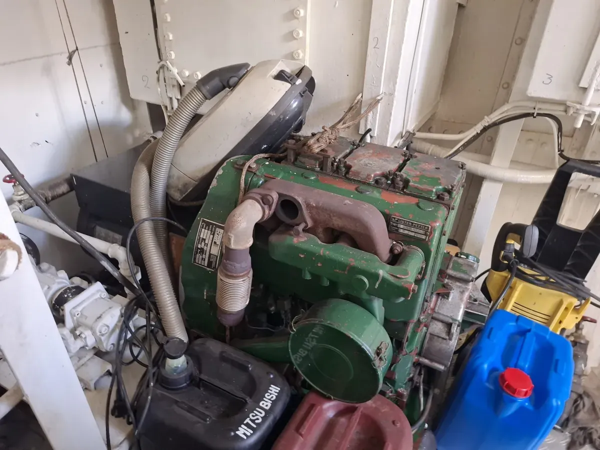 Steel Motorboat fishing trawler 2304