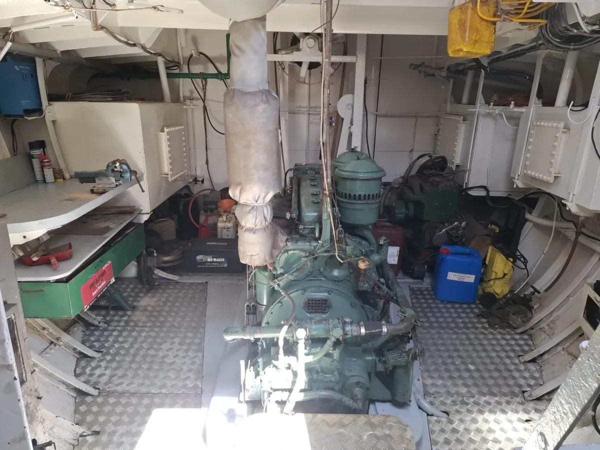 Steel Motorboat fishing trawler 2304
