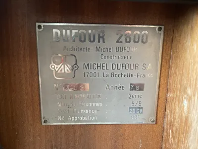 Polyester Sailboat Dufour 2800 Photo 14