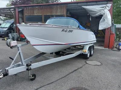 Wood Motorboat Züllig Ascona Photo 5