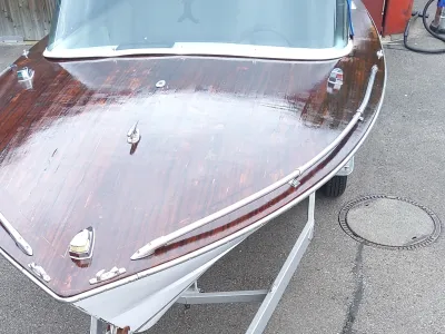Wood Motorboat Züllig Ascona Photo 8