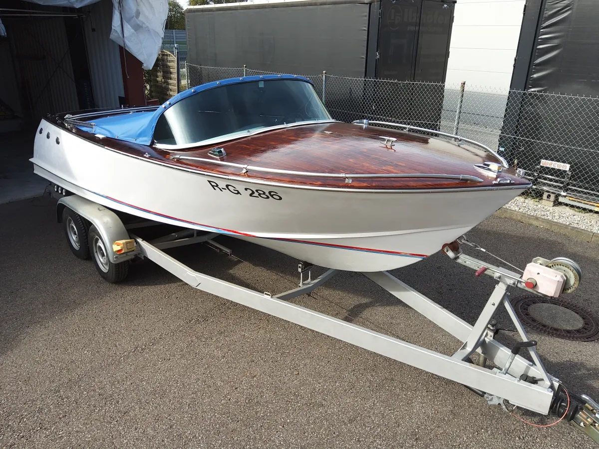 Wood Motorboat Züllig Ascona