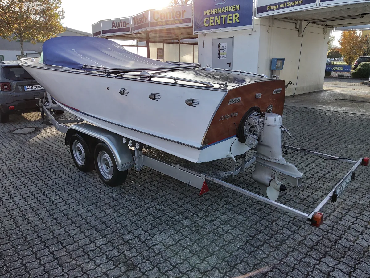 Wood Motorboat Züllig Ascona