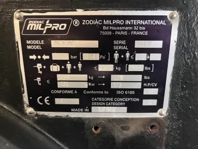 Anderes Material RIB Zodiac Milpro MK 6 HD Foto 23