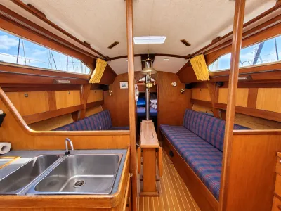 Hout Zeilboot Van de Stadt Strooker 900 Foto 2