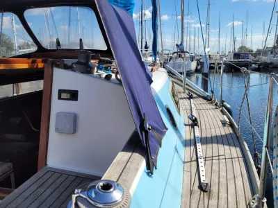 Hout Zeilboot Van de Stadt Strooker 900 Foto 10