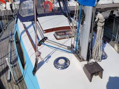 Hout Zeilboot Van de Stadt Strooker 900 Foto 1