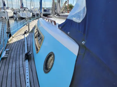 Hout Zeilboot Van de Stadt Strooker 900 Foto 13