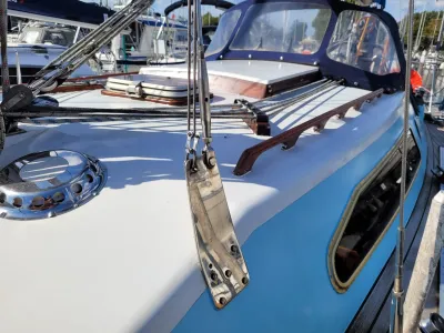 Hout Zeilboot Van de Stadt Strooker 900 Foto 15