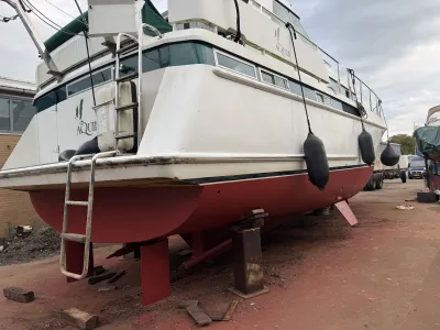 Stahl Motorboot De Vries Lentsch 14.80 pilothouse Foto 3