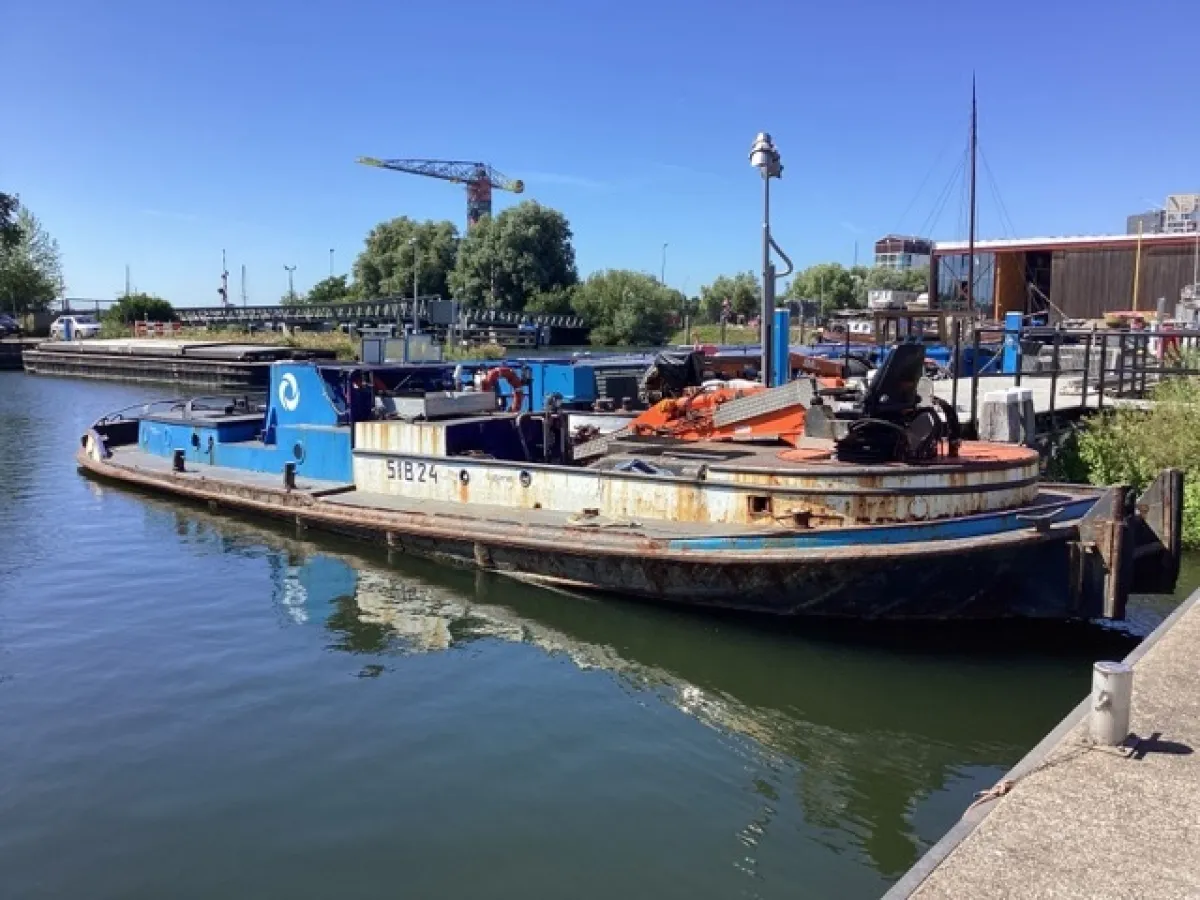 Staal Werkboot Kraanschip SB 24