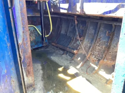 Staal Werkboot Kraanschip SB 24 Foto 6