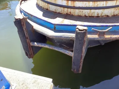 Staal Werkboot Kraanschip SB 24 Foto 44