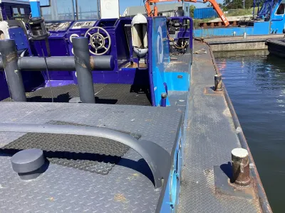 Staal Werkboot Kraanschip SB 24 Foto 57