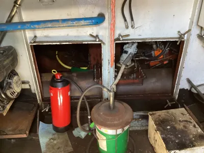 Staal Werkboot Kraanschip SB 24 Foto 90