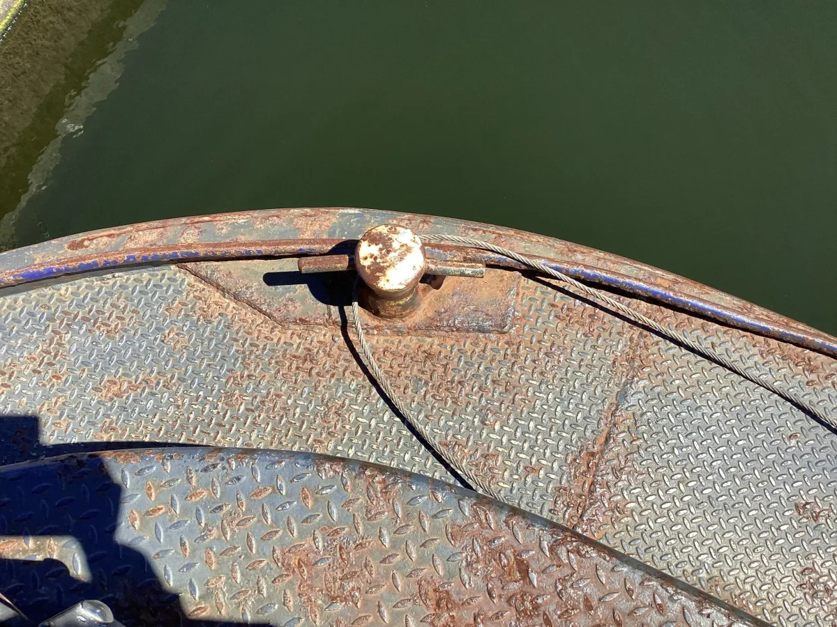 Staal Werkboot Kraanschip SB 24