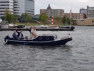 Staal Werkboot Sleepboot Geklonken Staal Foto 1