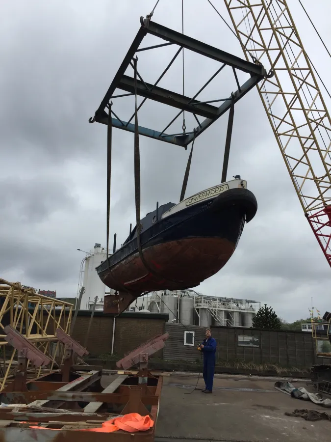 Staal Werkboot Sleepboot Geklonken Staal
