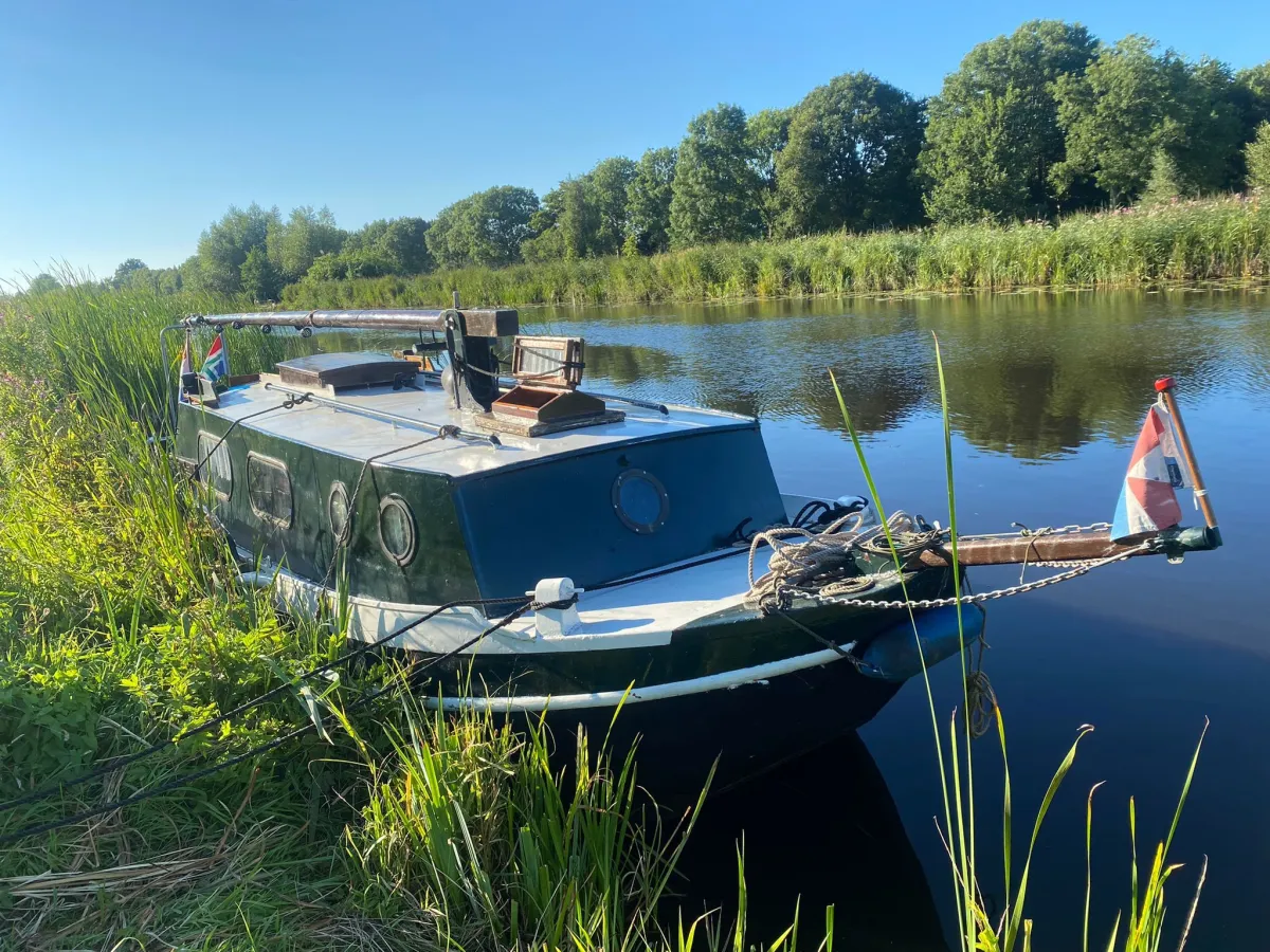 Stahl Segelboot Flachbodenboot Rietaak