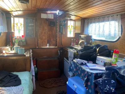 Stahl Segelboot Flachbodenboot Rietaak Foto 6