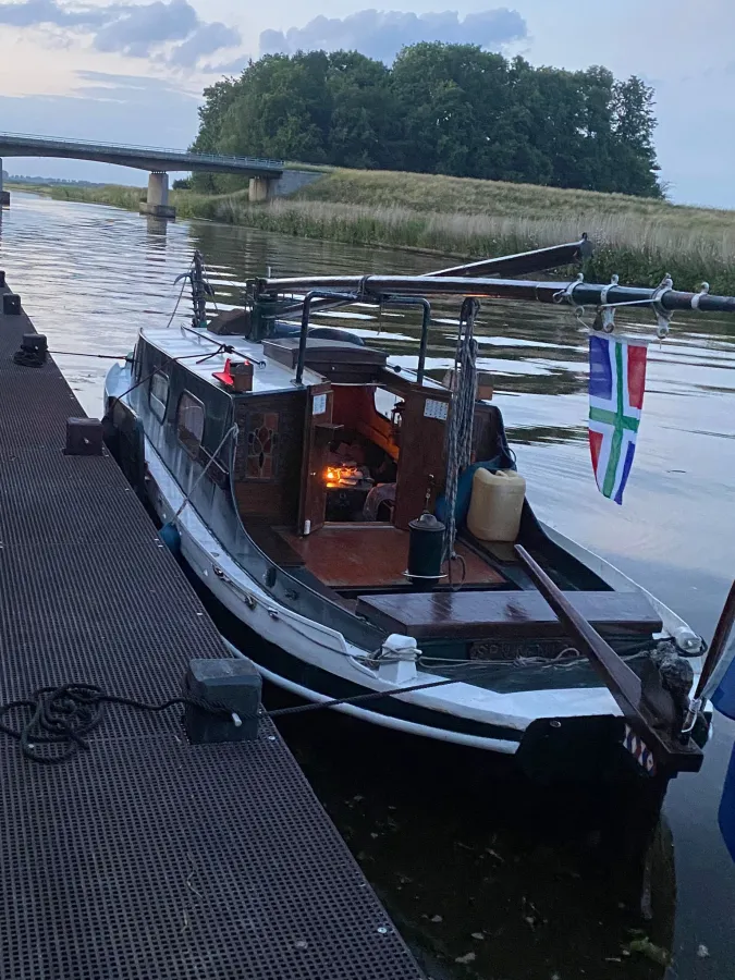Stahl Segelboot Flachbodenboot Rietaak