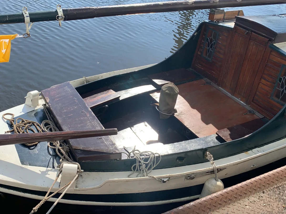 Stahl Segelboot Flachbodenboot Rietaak