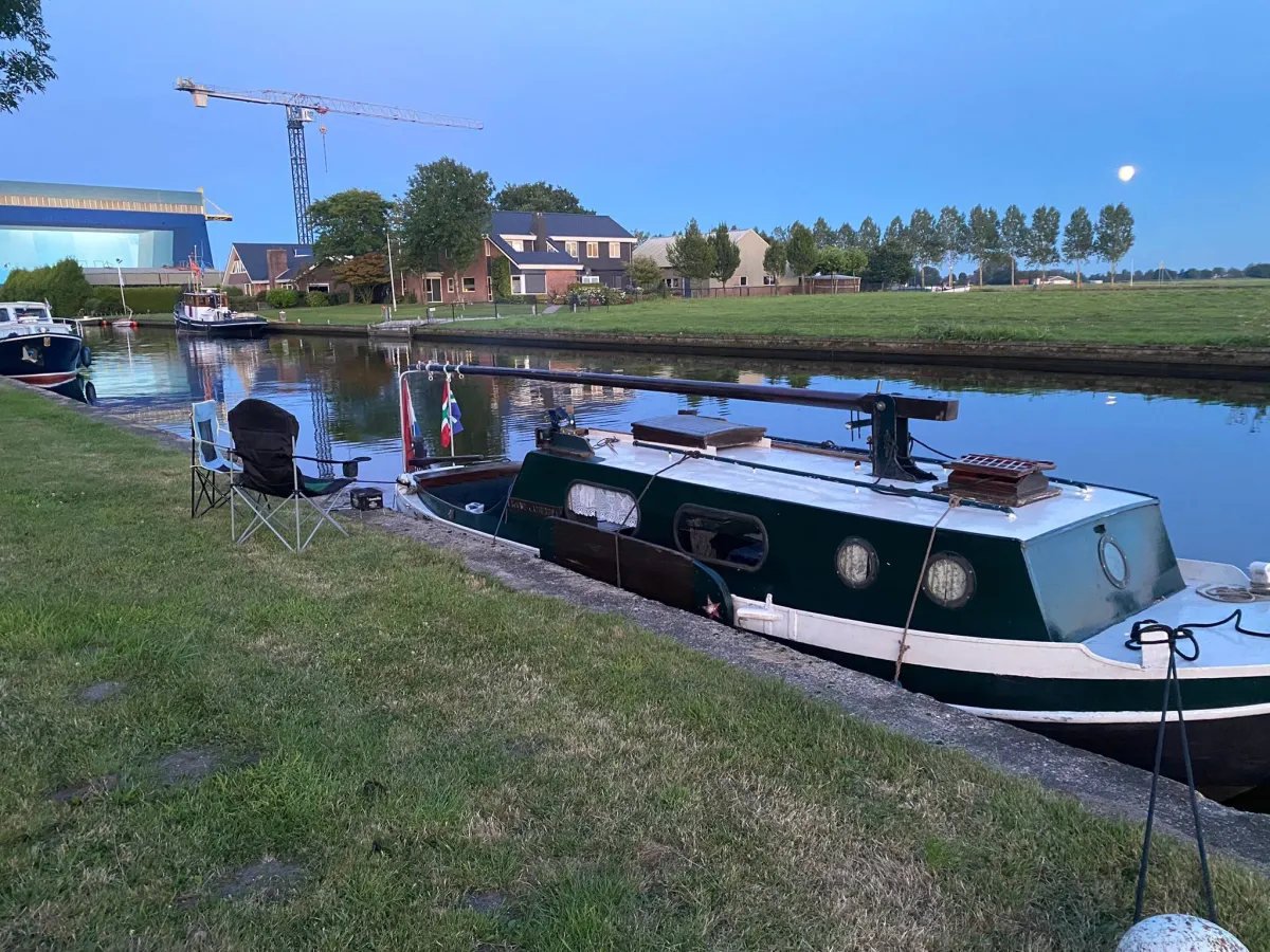Stahl Segelboot Flachbodenboot Rietaak