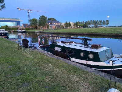 Stahl Segelboot Flachbodenboot Rietaak Foto 12