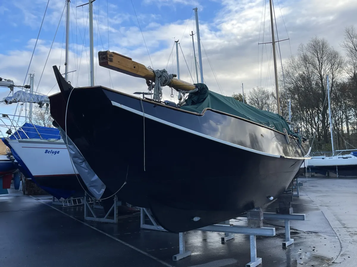 Stahl Segelboot Flachbodenboot Zeeschouw