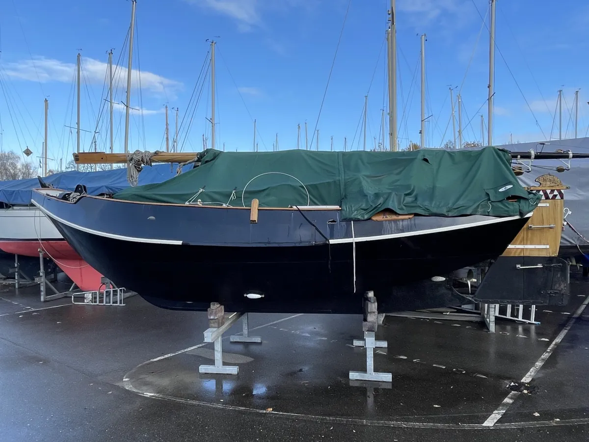 Stahl Segelboot Flachbodenboot Zeeschouw