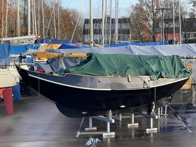 Stahl Segelboot Flachbodenboot Zeeschouw Foto 11
