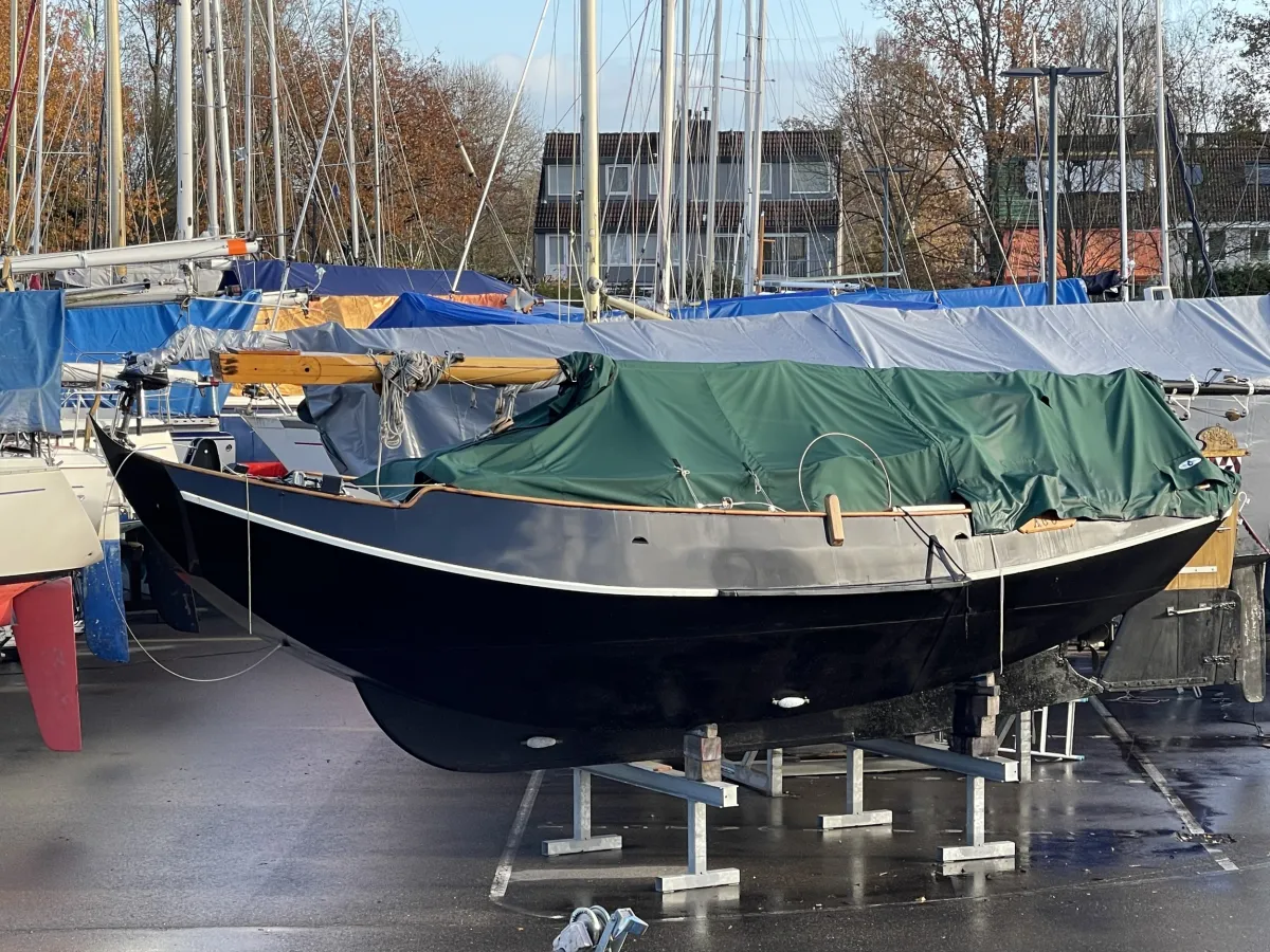Stahl Segelboot Flachbodenboot Zeeschouw
