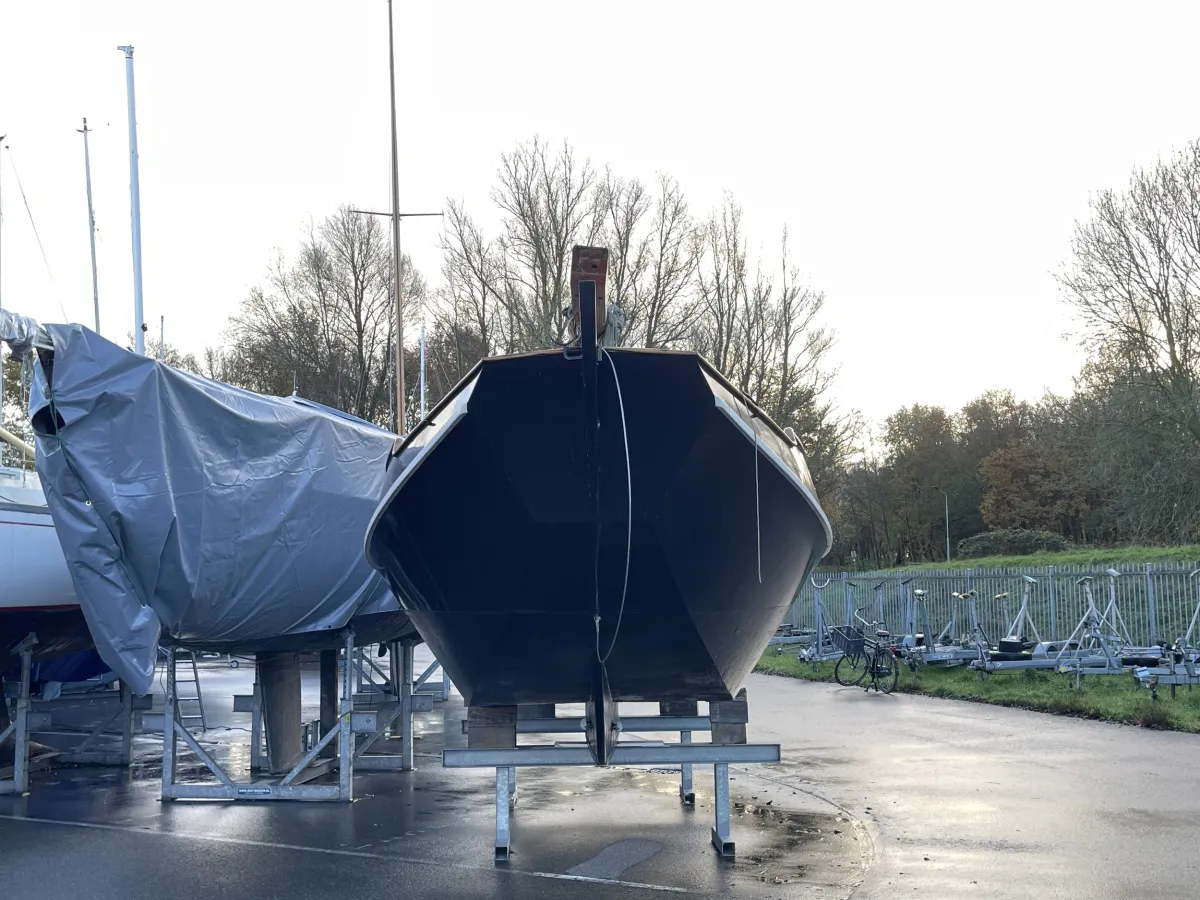 Stahl Segelboot Flachbodenboot Zeeschouw