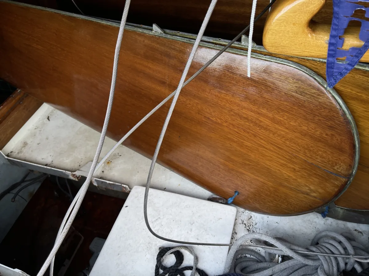 Stahl Segelboot Flachbodenboot Zeeschouw