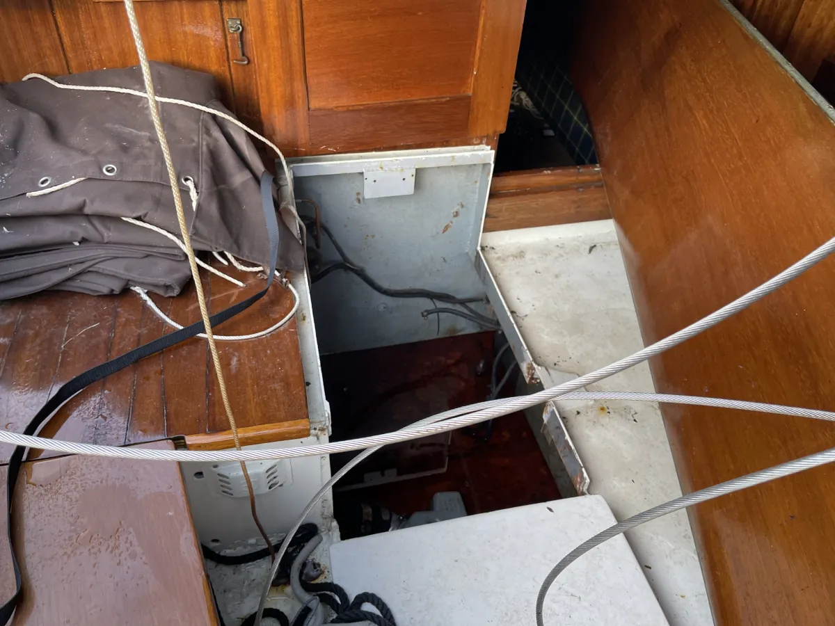 Stahl Segelboot Flachbodenboot Zeeschouw