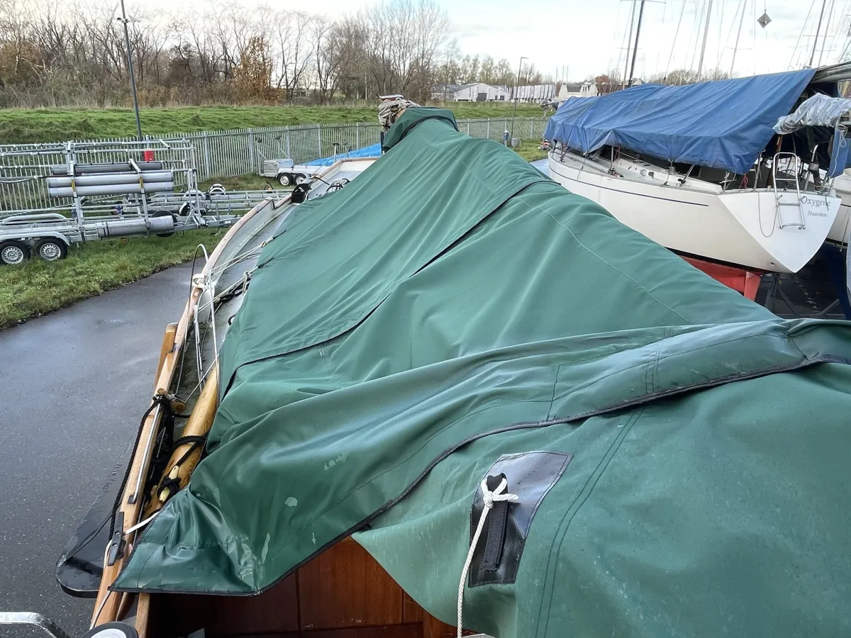 Stahl Segelboot Flachbodenboot Zeeschouw