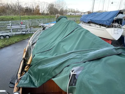 Stahl Segelboot Flachbodenboot Zeeschouw Foto 17