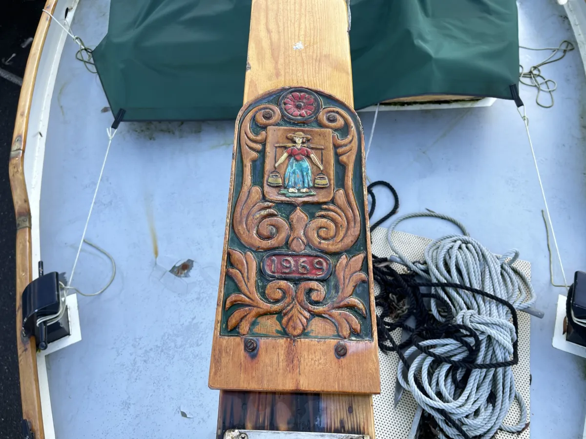 Stahl Segelboot Flachbodenboot Zeeschouw