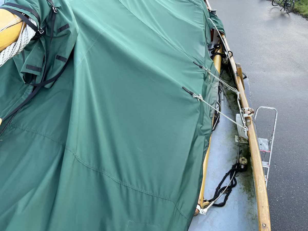Stahl Segelboot Flachbodenboot Zeeschouw