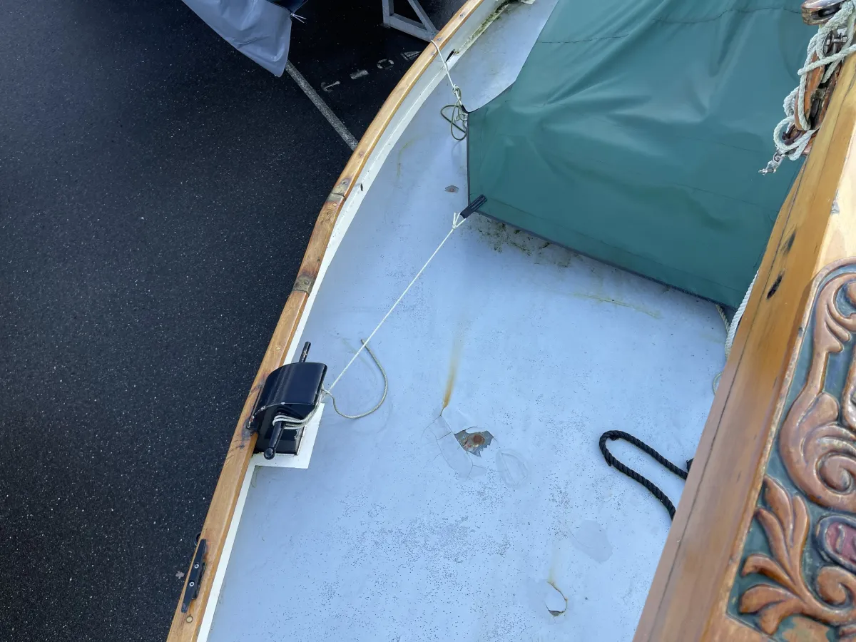 Stahl Segelboot Flachbodenboot Zeeschouw