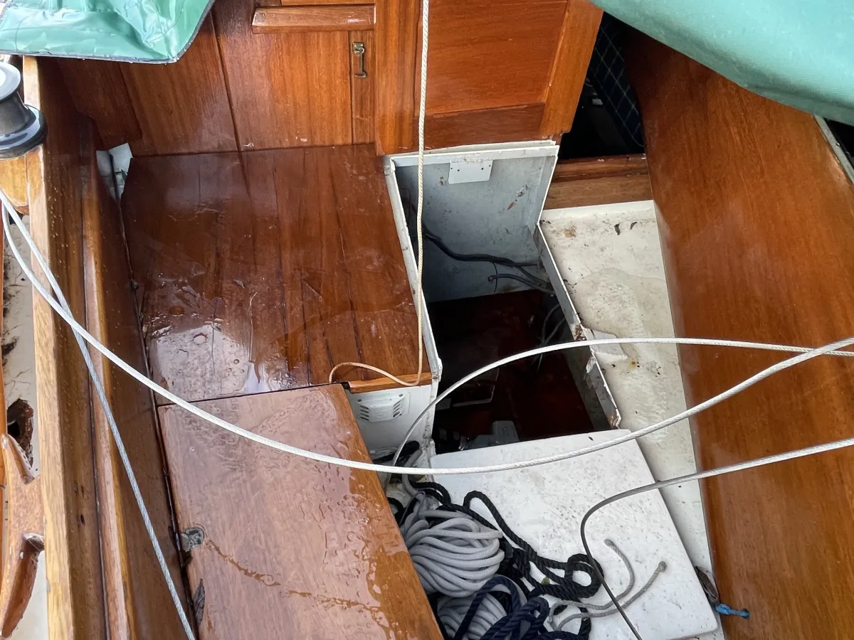 Stahl Segelboot Flachbodenboot Zeeschouw