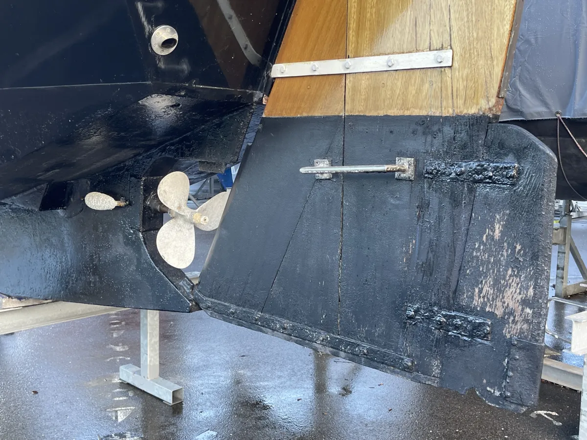 Stahl Segelboot Flachbodenboot Zeeschouw